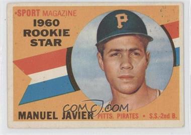 1960 Topps - [Base] #133 - Sport Magazine 1960 Rookie Star - Manuel Javier [Good to VG‑EX]