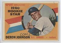 Sport Magazine 1960 Rookie Star - Deron Johnson [Poor to Fair]