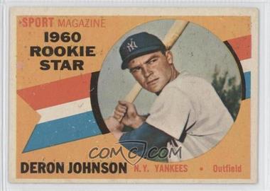 1960 Topps - [Base] #134 - Sport Magazine 1960 Rookie Star - Deron Johnson [Noted]