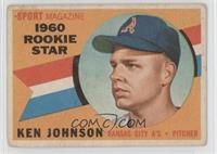 Sport Magazine 1960 Rookie Star - Ken Johnson [Good to VG‑EX]