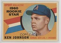 Sport Magazine 1960 Rookie Star - Ken Johnson [Good to VG‑EX]