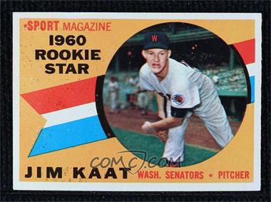 1960 Topps - [Base] #136 - Sport Magazine 1960 Rookie Star - Jim Kaat