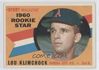 Sport Magazine 1960 Rookie Star - Lou Klimchock [Noted]