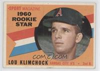 Sport Magazine 1960 Rookie Star - Lou Klimchock [Good to VG‑EX]