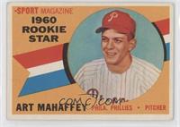 Sport Magazine 1960 Rookie Star - Art Mahaffey [Noted]