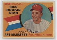 Sport Magazine 1960 Rookie Star - Art Mahaffey