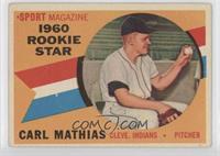 Sport Magazine 1960 Rookie Star - Carl Mathias [Good to VG‑EX]