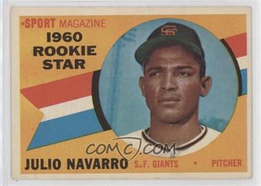 1960 Topps - [Base] #140 - Sport Magazine 1960 Rookie Star - Julio Navarro