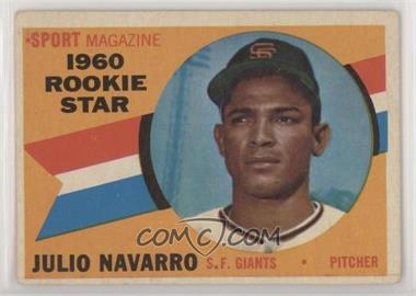 1960 Topps - [Base] #140 - Sport Magazine 1960 Rookie Star - Julio Navarro