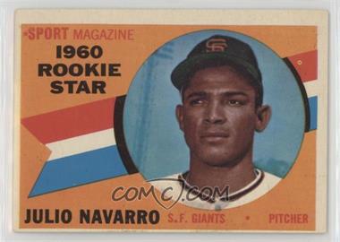 1960 Topps - [Base] #140 - Sport Magazine 1960 Rookie Star - Julio Navarro