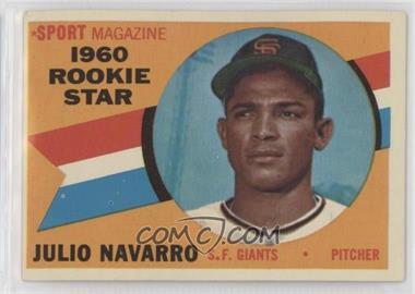 1960 Topps - [Base] #140 - Sport Magazine 1960 Rookie Star - Julio Navarro