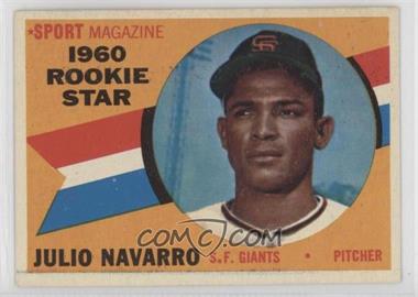 1960 Topps - [Base] #140 - Sport Magazine 1960 Rookie Star - Julio Navarro