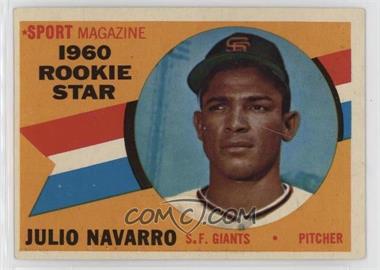 1960 Topps - [Base] #140 - Sport Magazine 1960 Rookie Star - Julio Navarro