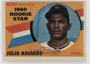 1960 Topps - [Base] #140 - Sport Magazine 1960 Rookie Star - Julio Navarro