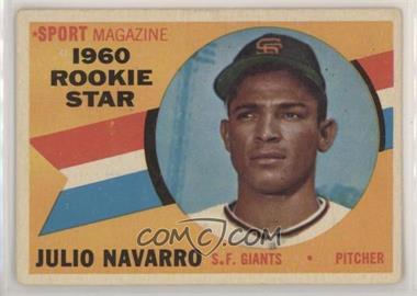 1960 Topps - [Base] #140 - Sport Magazine 1960 Rookie Star - Julio Navarro