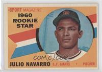 Sport Magazine 1960 Rookie Star - Julio Navarro