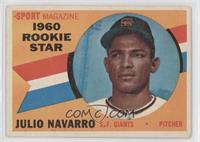 Sport Magazine 1960 Rookie Star - Julio Navarro [Good to VG‑EX]