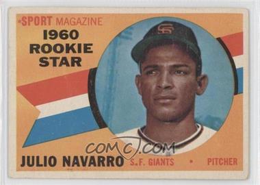 1960 Topps - [Base] #140 - Sport Magazine 1960 Rookie Star - Julio Navarro [Good to VG‑EX]