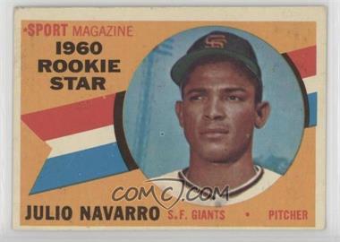 1960 Topps - [Base] #140 - Sport Magazine 1960 Rookie Star - Julio Navarro