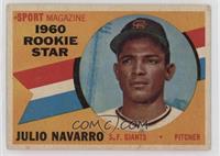 Sport Magazine 1960 Rookie Star - Julio Navarro [EX to NM]