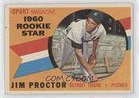 Sport Magazine 1960 Rookie Star - Jim Proctor [Poor to Fair]