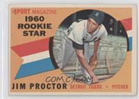 Sport Magazine 1960 Rookie Star - Jim Proctor [Good to VG‑EX]