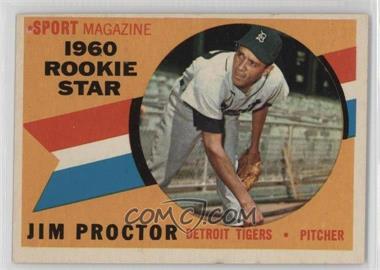1960 Topps - [Base] #141 - Sport Magazine 1960 Rookie Star - Jim Proctor
