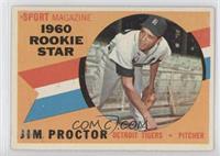 Sport Magazine 1960 Rookie Star - Jim Proctor [Good to VG‑EX]