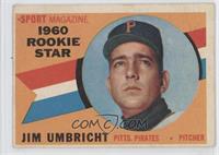 Sport Magazine 1960 Rookie Star - Jim Umbricht [Noted]