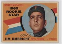 Sport Magazine 1960 Rookie Star - Jim Umbricht [EX to NM]