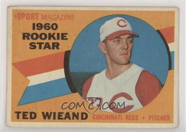 1960 Topps - [Base] #146 - Sport Magazine 1960 Rookie Star - Ted Wieand [Poor to Fair]