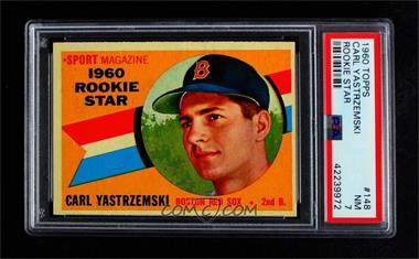 1960 Topps - [Base] #148 - Sport Magazine 1960 Rookie Star - Carl Yastrzemski [PSA 7 NM]