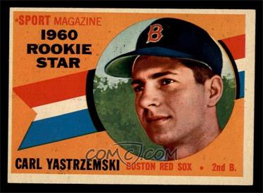 1960 Topps - [Base] #148 - Sport Magazine 1960 Rookie Star - Carl Yastrzemski [EX]