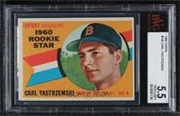 Sport Magazine 1960 Rookie Star - Carl Yastrzemski [BVG 5.5 EXCELLENT…