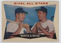 Rival All-Stars (Mickey Mantle, Ken Boyer)