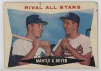 Rival All-Stars (Mickey Mantle, Ken Boyer) [Poor to Fair]