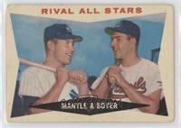 Rival All-Stars (Mickey Mantle, Ken Boyer) [Good to VG‑EX]