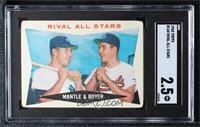 Rival All-Stars (Mickey Mantle, Ken Boyer) [SGC 2.5 GOOD+]