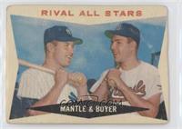 Rival All-Stars (Mickey Mantle, Ken Boyer) [Poor to Fair]