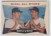 Rival All-Stars (Mickey Mantle, Ken Boyer)