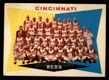 1960 Topps - [Base] #164 - 2nd Series Checklist - Cincinnati Reds [VG EX]