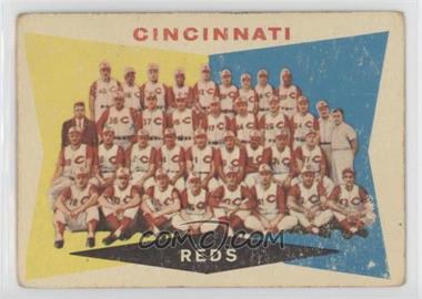 1960 Topps - [Base] #164 - 2nd Series Checklist - Cincinnati Reds [Poor to Fair]