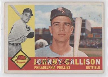 1960 Topps - [Base] #17 - Johnny Callison [Good to VG‑EX]