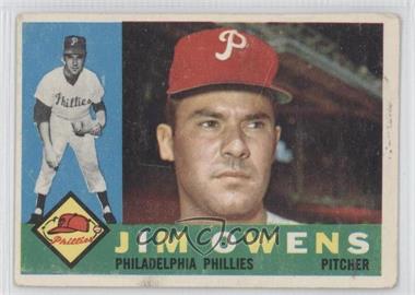 1960 Topps - [Base] #185 - Jim Owens [Noted]