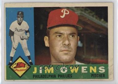 1960 Topps - [Base] #185 - Jim Owens [Poor to Fair]