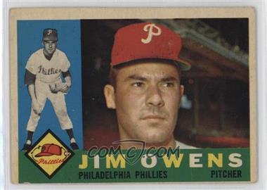 1960 Topps - [Base] #185 - Jim Owens [Poor to Fair]