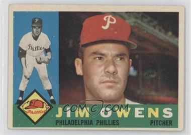 1960 Topps - [Base] #185 - Jim Owens [Noted]
