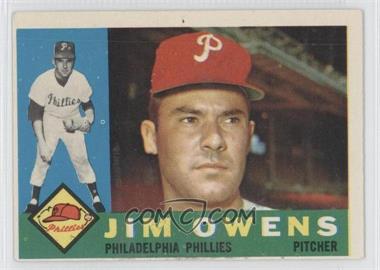 1960 Topps - [Base] #185 - Jim Owens [Noted]