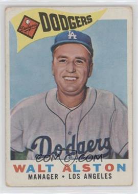 1960 Topps - [Base] #212 - Walter Alston