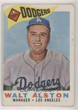 1960 Topps - [Base] #212 - Walter Alston [Poor to Fair]